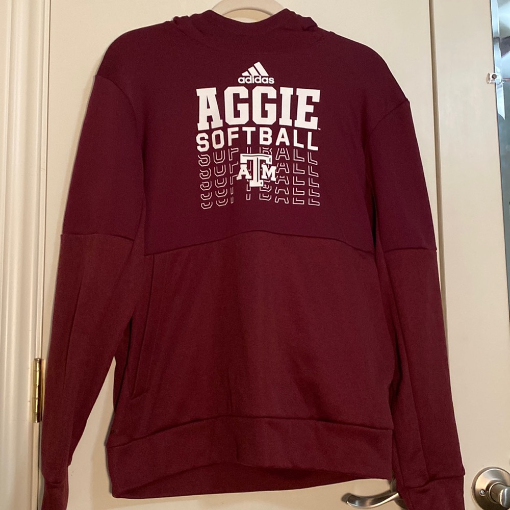 Texas A&M Softball Hoodie - Adidas | Size M